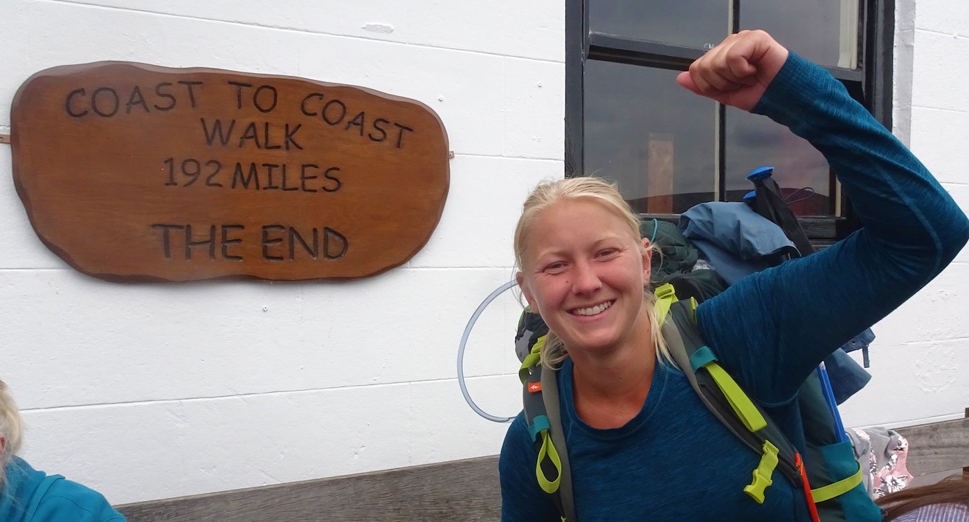 Coast to Coast wandeling Engeland einde