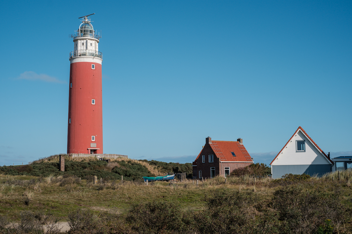 Fietsen op Texel vuurtoren