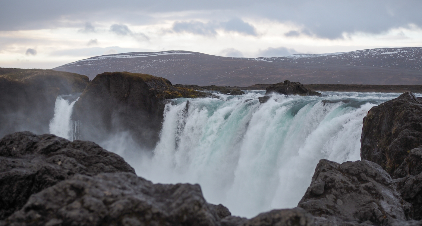 Godafoss waterval ijsland