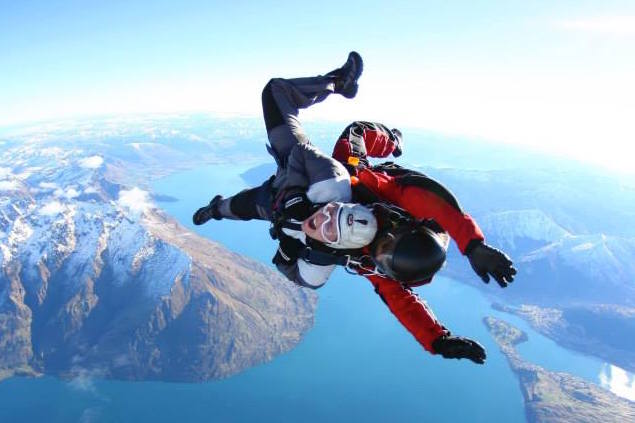 Tips backpackers skydive nieuw zeeland