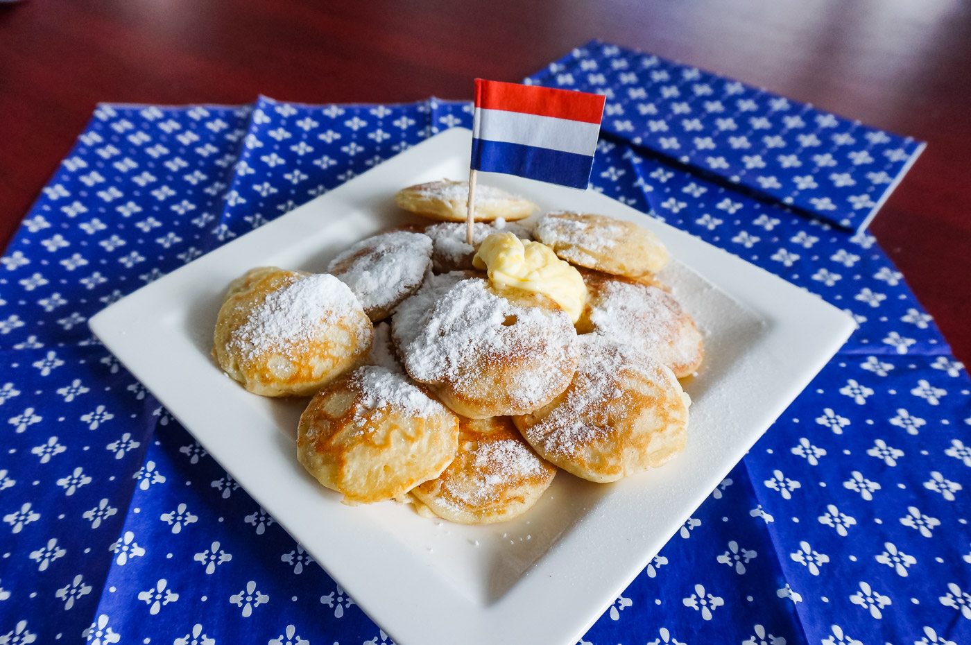 Typisch Nederlands Eten poffertjes