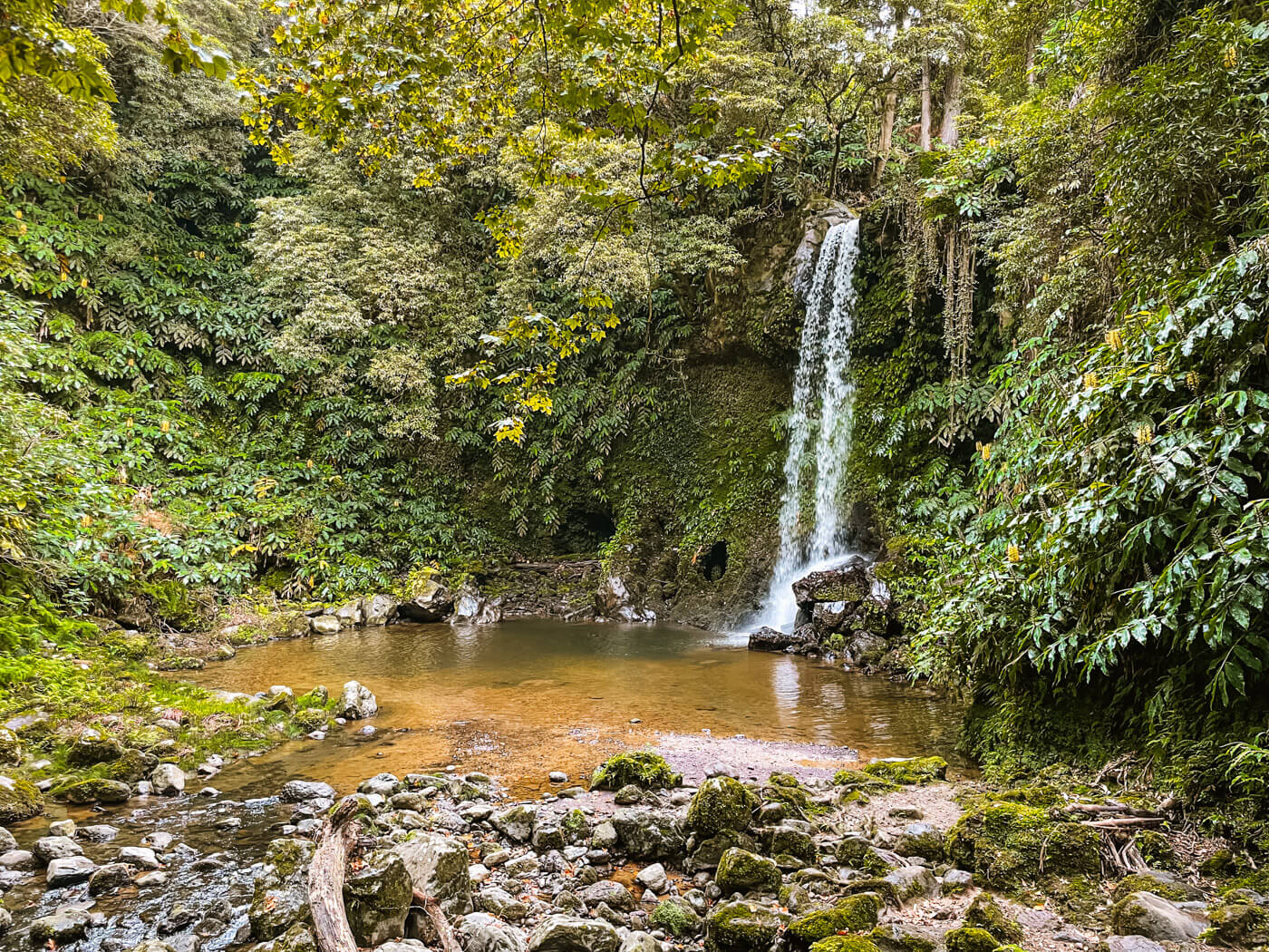 sao miguel watervallen azoren